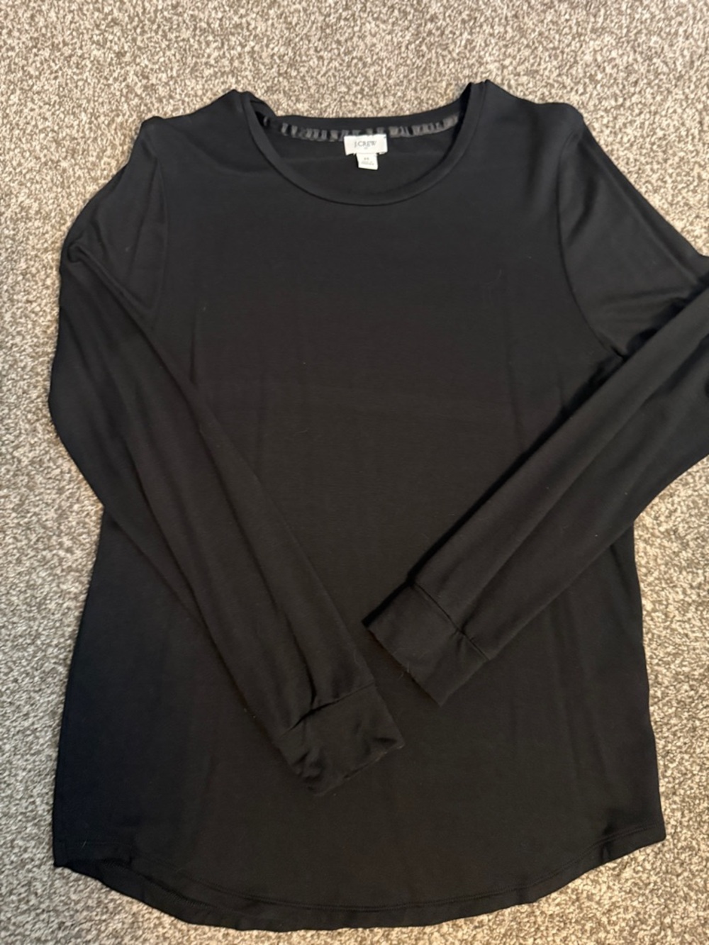 Jcrew Woman’s Black Turtleneck Long-Sleeve Shirt/Light Sweatshirt